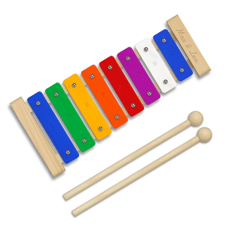 Xylophone – Max & Lea - Métallophone - Instrument musique enfants -  Xylophone coloré